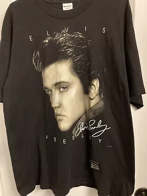 Elvis Presley Black Vintage 1998 T-shirt Size XL • $23