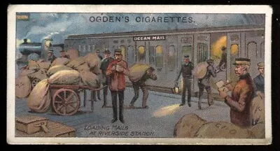 Tobacco Card OgdensROYAL MAIL 1909 Loading Mails At Riverside Station #32 • £3.50