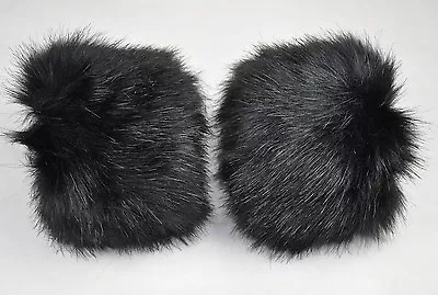 2Pcs Faux Fox Fur Raccoon Fur Cuffs Furry Wrist Warmer Ankle Leg Warmer • $9.90