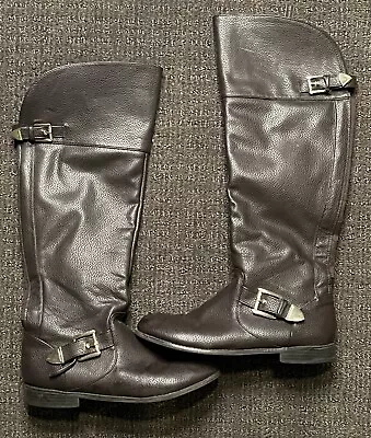 Michael Kors Riding Boots Size 5 Women Girls BROWN • $7