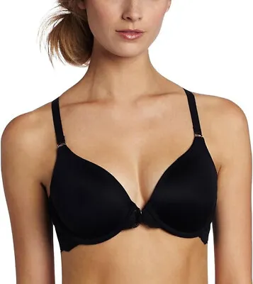 NWT Maidenform One Fab Fit Pure Genius Underwire Lace T-Back Bra 07112 BLACK 34B • $24.29