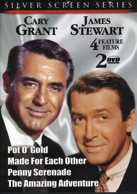 Silver Screen Series: Cary Grant And James Stewart - DVD - VERY GOOD • $6.98
