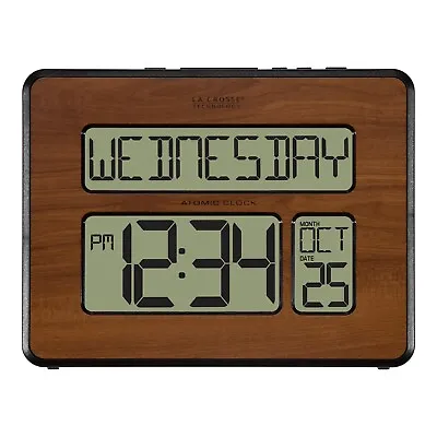 513-1419-WA La Crosse Technology 2  Numbers Atomic Digital Wall Clock - Open Box • $29.95