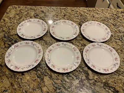 Set Of 6 Mikasa Maxima Brywood CAJ04 7 3/4” Salad Plates Japan ~ 2 Sets Avail • $24.99