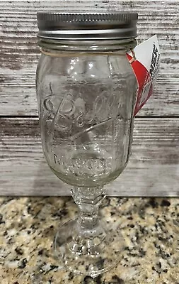 Original Rednek Wine Glass Redneck Style Ball Mason Jar W/Lid By Carson • $12.80