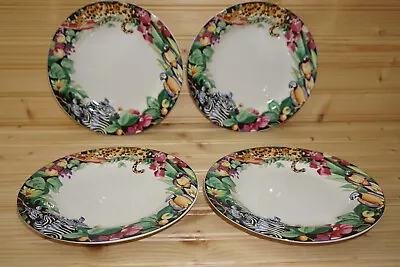 Sakura Vitromaster Rain Forest (4) Salad Plates 7 3/4  NEW  (G35) • $30.88