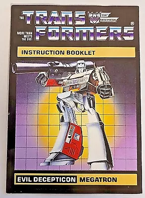 1984-1985 Vintage Transformers INSTRUCTION BOOKLETS & Tech Specs + Accessories • $11