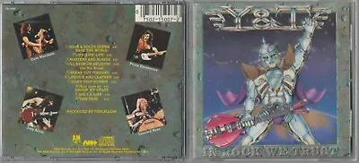 Y&T - In Rock We Trust CD 1984 A&M CD 5007 EARLY WEST GERMANY PRESS  • $18.04