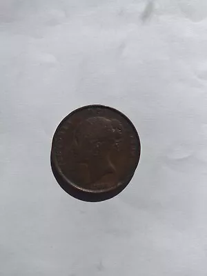 1854 Queen Victoria One Penny Coin • $0.99