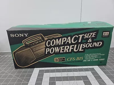 Vintage Sony CFS-B15 Radio/Cassette/Recorder Boombox New With Box  • $140