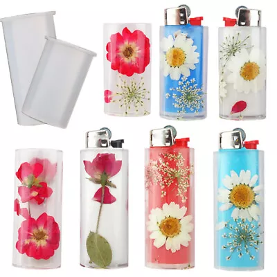 2PCS Universal Lighter Cover Protective Silicone DIY Mold For Bic Lighter J5 J3 • $12.88