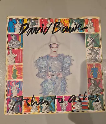 David Bowie/ Ashes To Ashes 7  Single Vinyl Record BOW 6 VG • £0.99