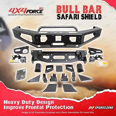 4X4FORCE Safari Shield Bull Bar U Loop Bumper Bar For Ford Ranger Next Gen T9 • $1239.95