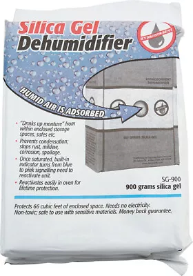 Silica Gel SG900 Unit 900 Gram Size Protects 66 Cubic Feet Of Enclosed Space • $35.03