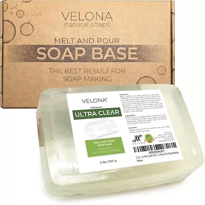 2 LB - Ultra Clear Glycerin Soap Base SLS/SLES Free | Melt And Pour | Transpa... • $27.36