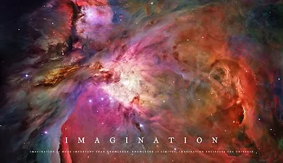 Large Imagination Beautiful Space Nebula Inspirational Pic Artwork Print Poster  • $11.55