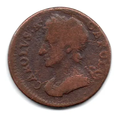 1672-1679 King Charles Ii Copper Farthing Coin Good Condition S3394 2c73 • £20