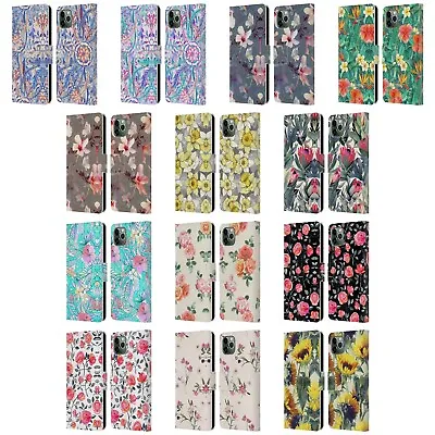 MICKLYN LE FEUVRE FLORALS LEATHER BOOK WALLET CASE COVER FOR APPLE IPHONE PHONES • $38.45