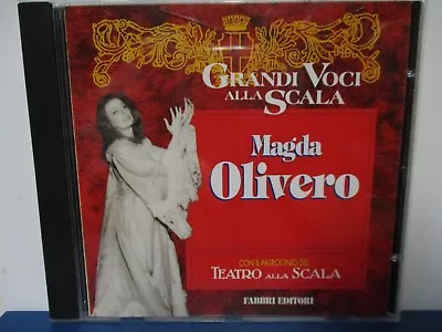 Grandi Voci Alla Scala: Magda Olivero - CD - MINT Condition - E19-96 • $16.90