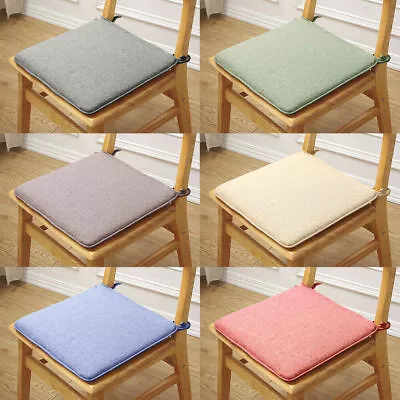 2x 4x 6x Chair Cushion Memory Foam Chair Pads Nonslip 18  Dining Chair Seat Pads • $13.95