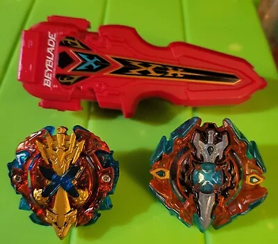 Beyblade Burst Evolution Xcalus Lot With Launcher • $20