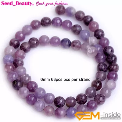 Natural Lepidolite Chinese Tourmaline Gemstone Charm Beads For Jewely Making 15  • $4.09