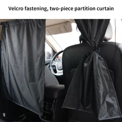 2Pcs Car SUV Divider Curtains Sun Shade Side Window Covers Privacy Travel Nap UV • $9.90