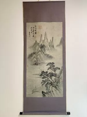 CHINESE HANGING SCROLL ART Painting Kakejiku Vintage ANTIQUE China PICTURE #180 • $39.99