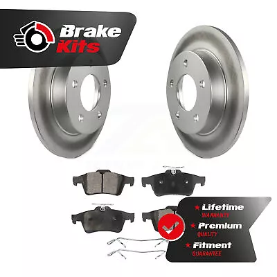 Rear Coat Disc Brake Rotor Semi-Metallic Pad Kit For 2006-2013 Mazda 3 2.0L GS I • $72.53