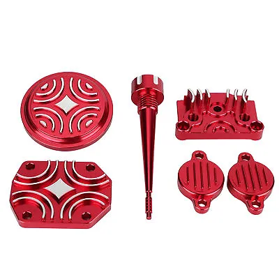 Hot Aluminum Engine Dress Up Cover Kit Parts For Lifan 110cc 125cc Pit Dirt Bike • £46.04