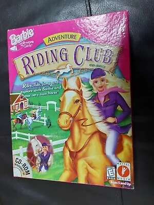 Vintage Barbie CD ROM Horse Riding School 1998 • £15.99