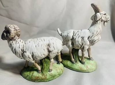 Ceramic Collectible Mountain Goats Detailed Beauty Designer Kim 1977 • $25