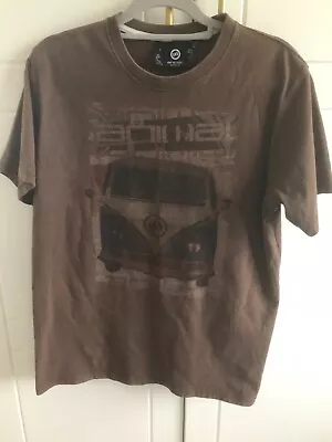 Men’s Animal Worldwide Free Ride T Shirt Brown  Short Sleeve Size L • £5