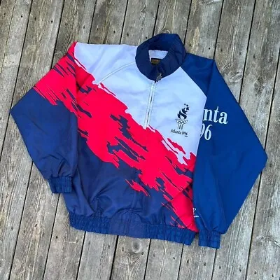 Rare Vintage 1996 Atlanta Olympic Games Track Jacket - Size XL • £59.95