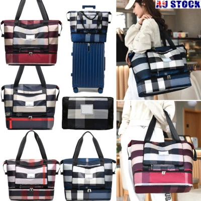 $7.99 • Buy Foldable Dry/Wet Separation Travel Bag Large Capacity Folding Duffel Travel Bag