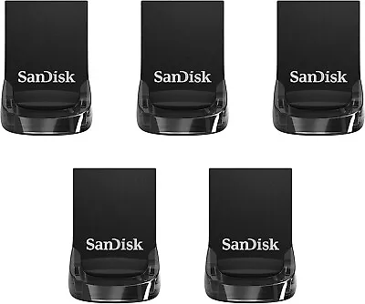 5 X SanDisk 32GB Ultra FIT USB 3.1 Micro Flash Drive SDCZ430-032G Bulk Pack • $2.25