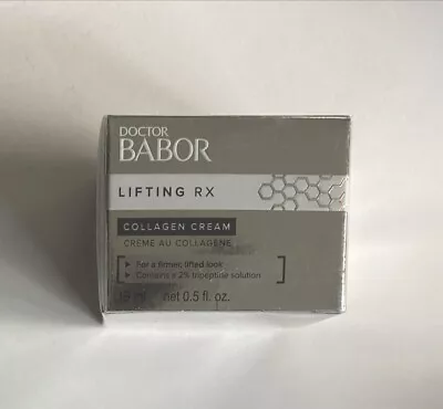 Doctor Babor Lifting RX Collagen Cream .5 Oz 15 ML **NIB** (Factory Sealed) • $29.99