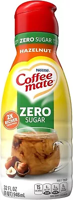 Nestle Coffee Mate - Hazelnut Sugar Free Coffee Creamer - 946ml - BB: 09/04/2024 • £8.99