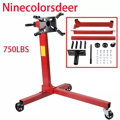 750LBS Folding Engine Stand Vehicle Engine Block Stand 360 Degree Head • $68.96