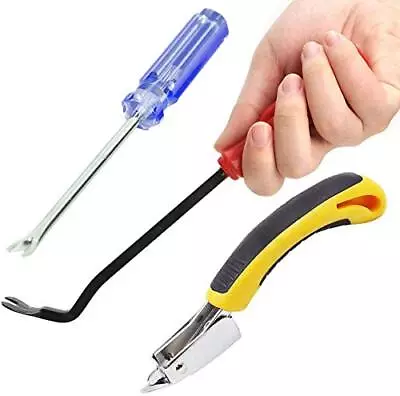 3 PC Staple Remover Tools For Upholstery & Construction  Tack Puller Set • $17.44