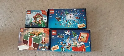 Lego Creator Christmas Themed Sets - 2x Limited Edition 2x 24-in-1  🎄🧑‍🎄🎁🧱 • $100