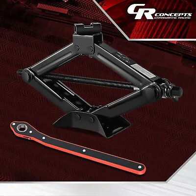 1.5 Ton Scissor Lift Jack With Labor-Saving Ratchet Wrench With Ratchet Wrench • $27.99