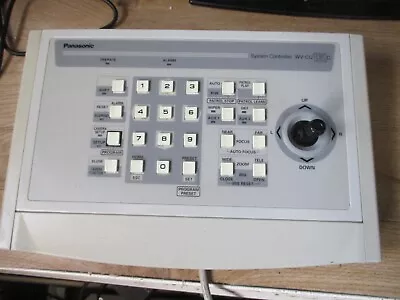 Panasonic CCTV Video System PTZ JOYSTICK Controller WV-CU161C 240v WVCU161C • £50