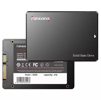 Fanxiang SSD 2TB 2.5  SSD SATA III 6Gb/s 550MB/S Internal Solid State Drive PC • £103.99