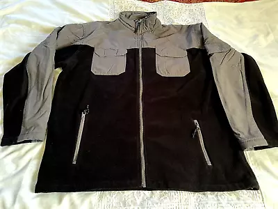 Snozu  Mens Winter Ski Snow Jacket Size XL Black/GRAY  Full Zip Hiking Coat • $29
