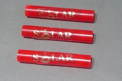 £22 • Buy 3x SOLAR TACKLE MICRA LITE FLO RED BITE INDICATOR HEADS - LIGHTWEIGHT BOBBIN SET