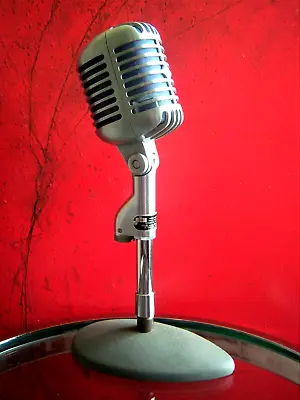 £293.91 • Buy Vintage RARE 1959 DuKane 7A65 Dynamic Microphone W Stand Shure 55S Elvis Display