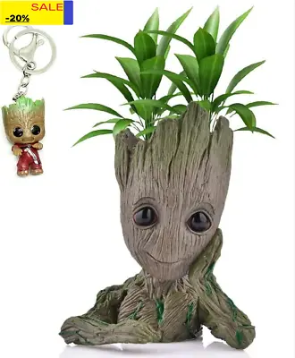 Groot Plant Pot Flowerpot Baby Groot Figures Cute Model Succulent Planter Cute  • £14.12