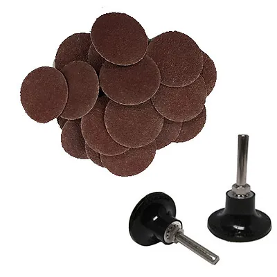 25 - 3  Roloc A/O Quick Change Sanding Disc 36 Grit And Mandrel Disc Holder • $22