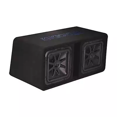 Kicker 12  2Ohm 3000W Peak Dual L7S Car Audio Subwoofers In Ported Box 44DL7S122 • $719.96